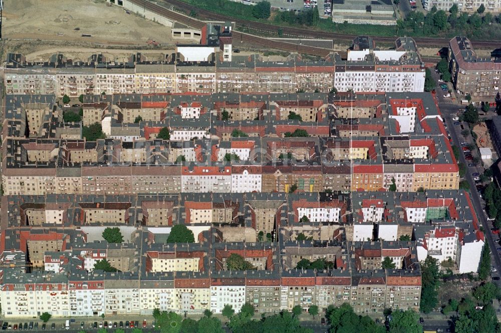 Luftbild Berlin - Quartier Gleimstraße - Schwedter-Straße - Kopenhagener-Straße in Berlin-Prenzlauer-Berg