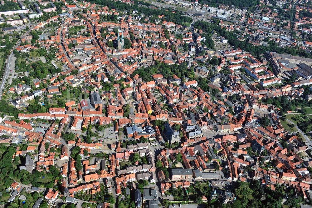 Luftaufnahme Quedlinburg - Quedlinburg im Bundesland Sachsen-Anahlt