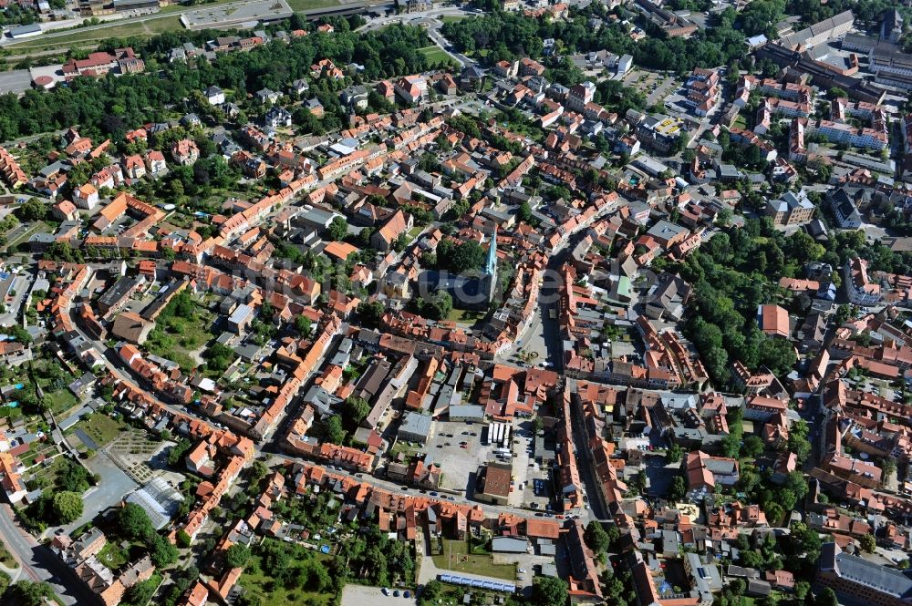 Luftbild Quedlinburg - Quedlinburg im Bundesland Sachsen-Anahlt