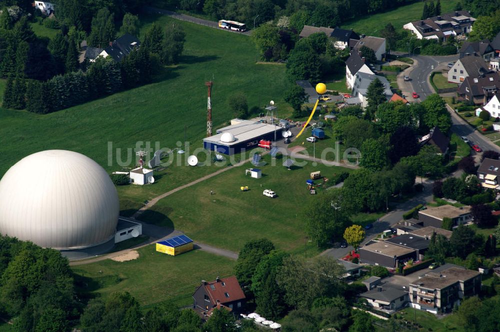 Bochum von oben - Radioteleskop der Bochumer Sternwarte