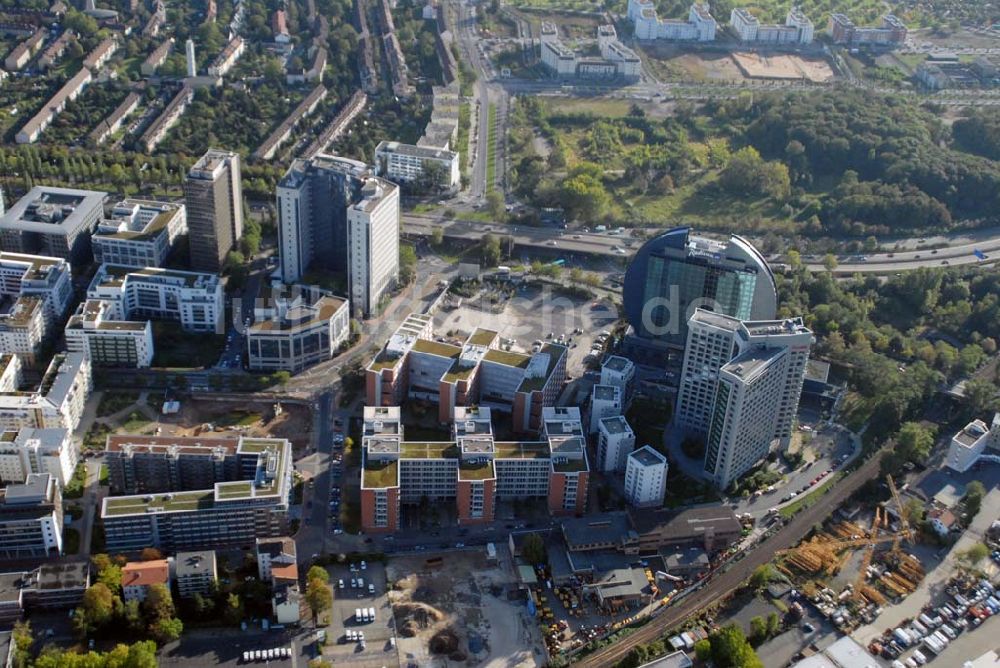 Luftaufnahme Frankfurt am Main - Radisson SAS Hotel in Frankfurt am Main