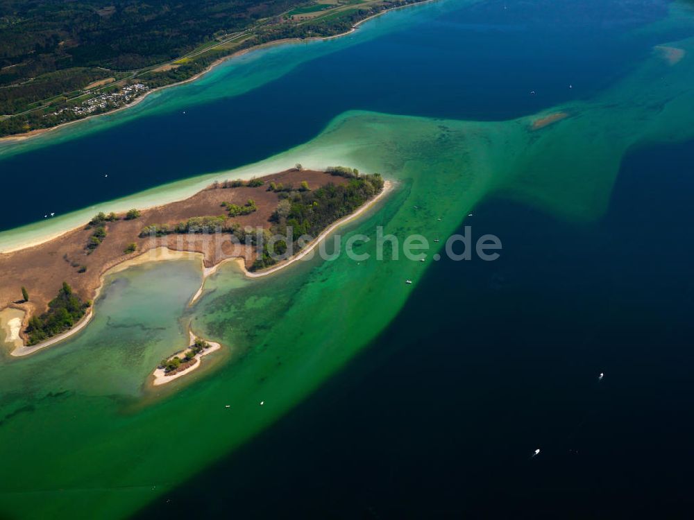 Radolfzell am Bodensee von oben - Radolfzell am Bodensee und Mettnau in Baden-Württemberg