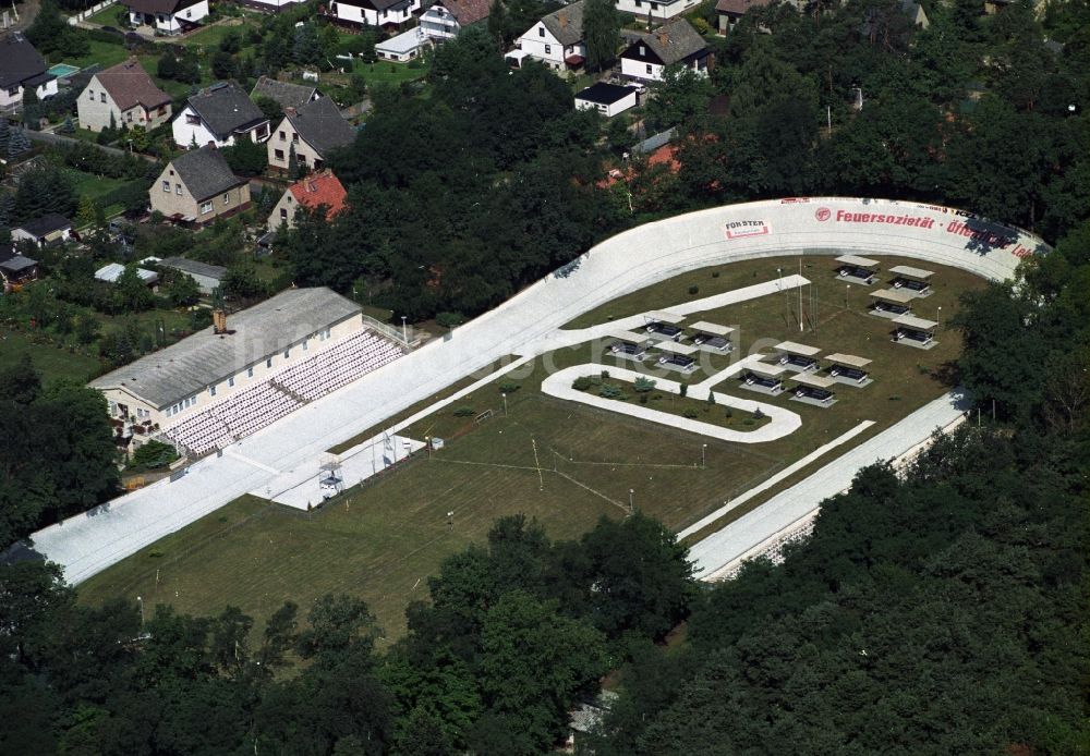 Luftbild Forst - Radrennbahn Arena in Forst im Bundesland Brandenburg