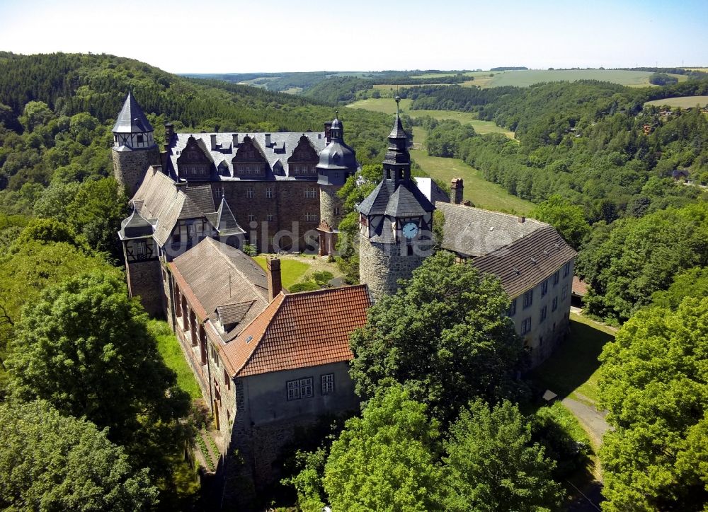 Luftaufnahme Wippra - Rammelburg in Wippra im Harz im Bundesland Sachsen-Anhalt