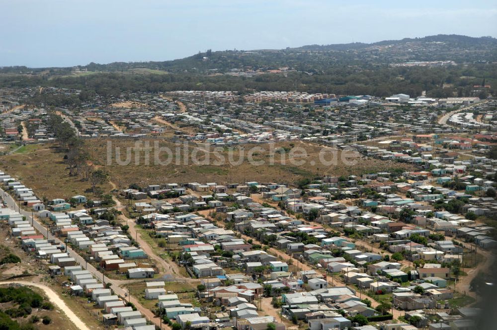 Luftbild Port Elezabeth - Randbezirk Gqebera von Port Elizabeth - Walmer township Gqebera in Port Elizabeth.