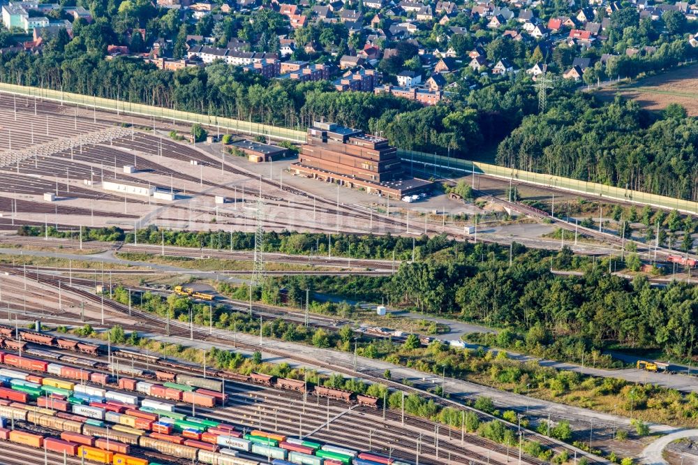 Luftbild Seevetal - Rangierbahnhof und Güterbahnhof Maschen der Deutschen Bahn im Ortsteil Maschen in Seevetal im Bundesland Niedersachsen, Deutschland