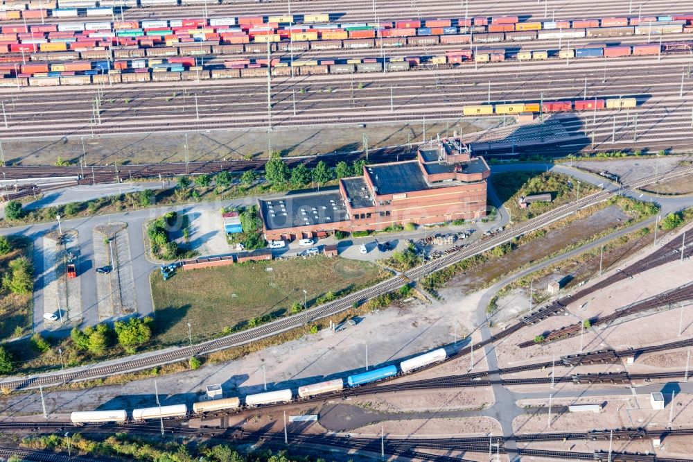 Luftbild Seevetal - Rangierbahnhof und Güterbahnhof Maschen der Deutschen Bahn im Ortsteil Maschen in Seevetal im Bundesland Niedersachsen, Deutschland