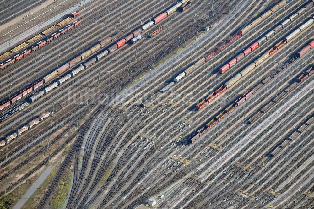 Luftaufnahme Mannheim - Rangierbahnhof Mannheim in Baden-Württemberg