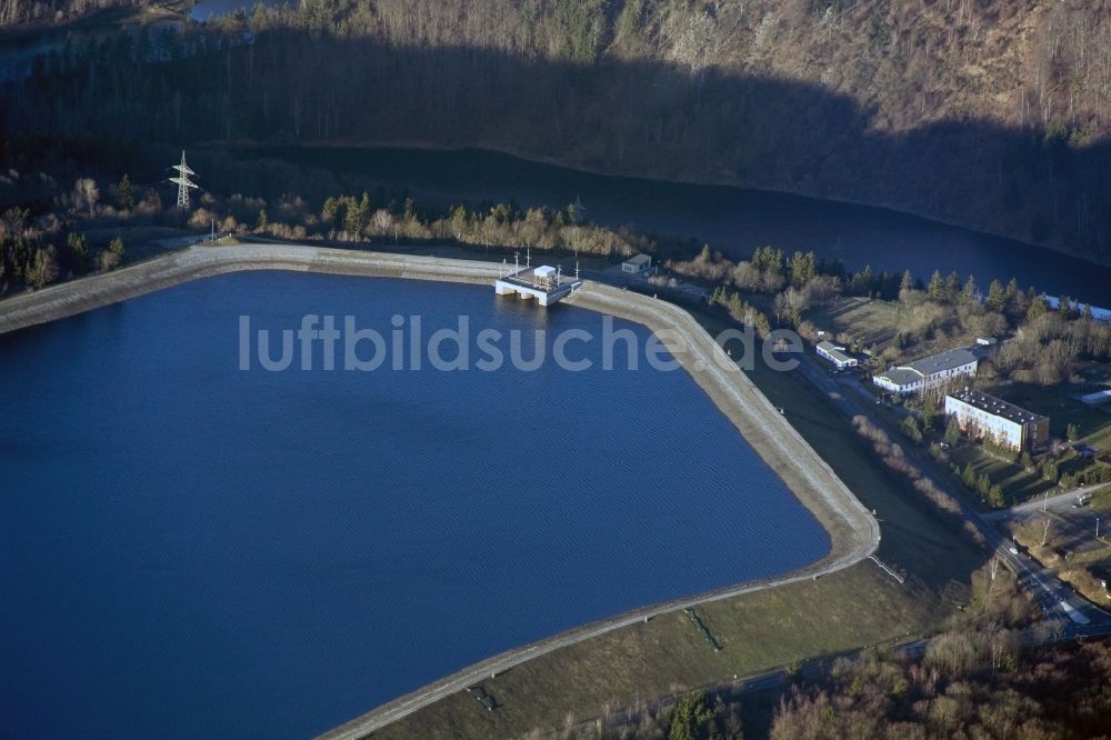 Luftbild Wendefurth Hasselfelde - Rappbodetalsperre und Wendefurth Pumpspeicherbecken im Harz- Gebirge bei Wendefurt - Hasselfelde im Bundesland Sachsen-Anhalt