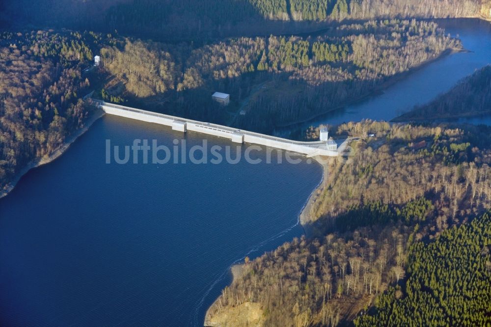 Luftbild Wendefurth Hasselfelde - Rappbodetalsperre und Wendefurth Pumpspeicherbecken im Harz- Gebirge bei Wendefurt - Hasselfelde im Bundesland Sachsen-Anhalt