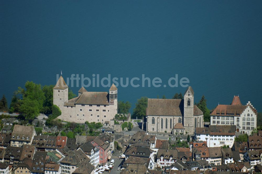 Rapperswil von oben - Rapperswil am Zürichsee und Obersee in der Schweiz