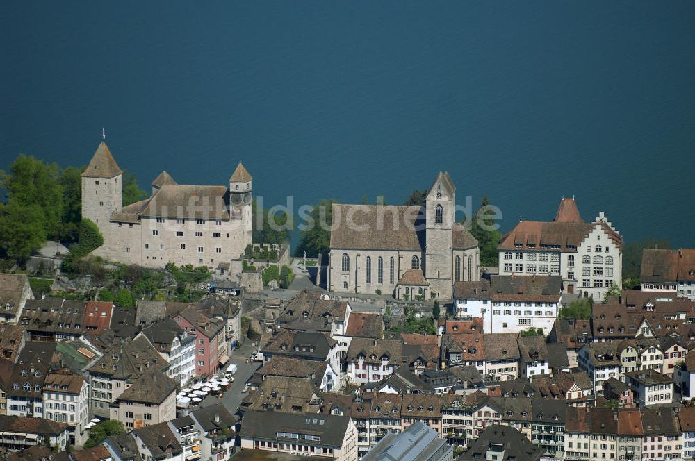 Luftbild Rapperswil - Rapperswil am Zürichsee und Obersee in der Schweiz