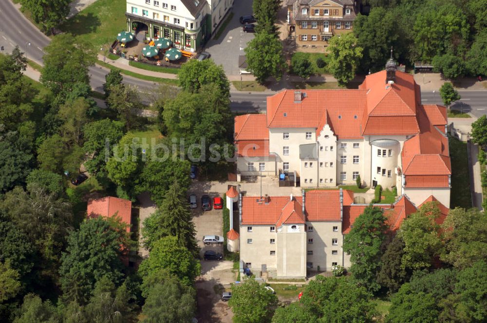 Altlandsberg von oben - Rathaus Altlandsberg