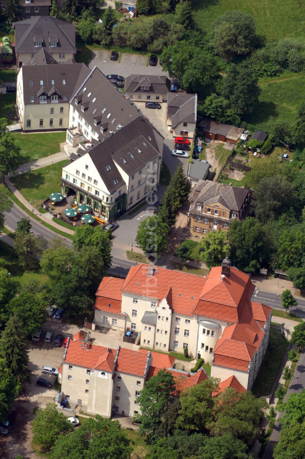 Altlandsberg aus der Vogelperspektive: Rathaus Altlandsberg