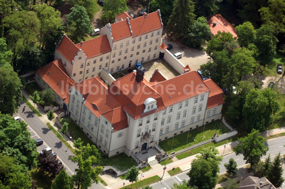 Altlandsberg aus der Vogelperspektive: Rathaus Altlandsberg