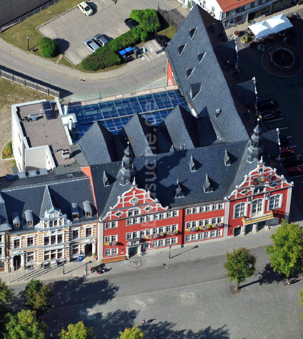 Luftaufnahme Arnstadt - Rathaus von Arnstadt in Thüringen