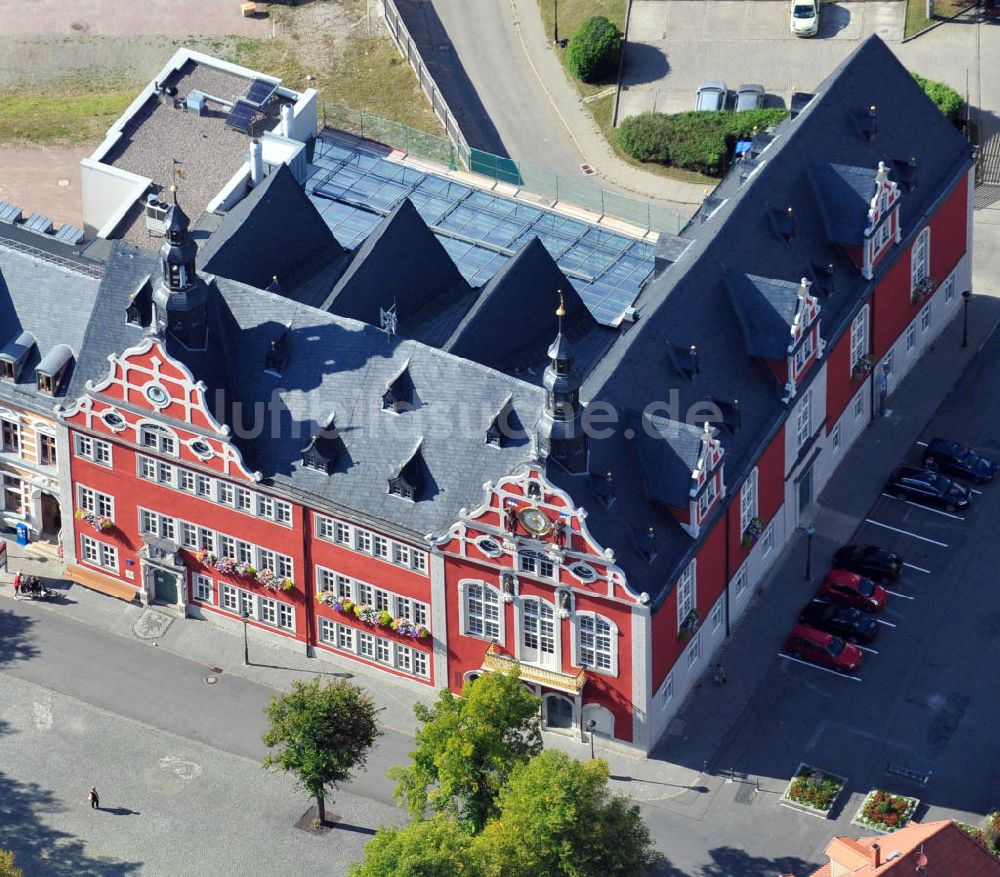 Luftaufnahme Arnstadt - Rathaus von Arnstadt in Thüringen