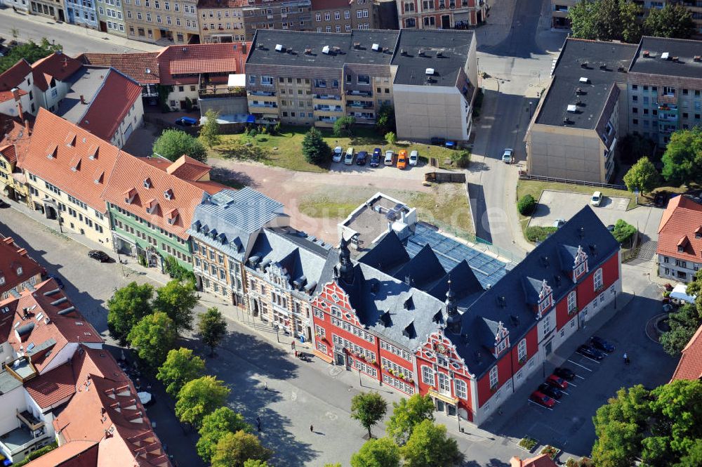 Luftaufnahme Arnstadt - Rathaus von Arnstadt in Thüringen