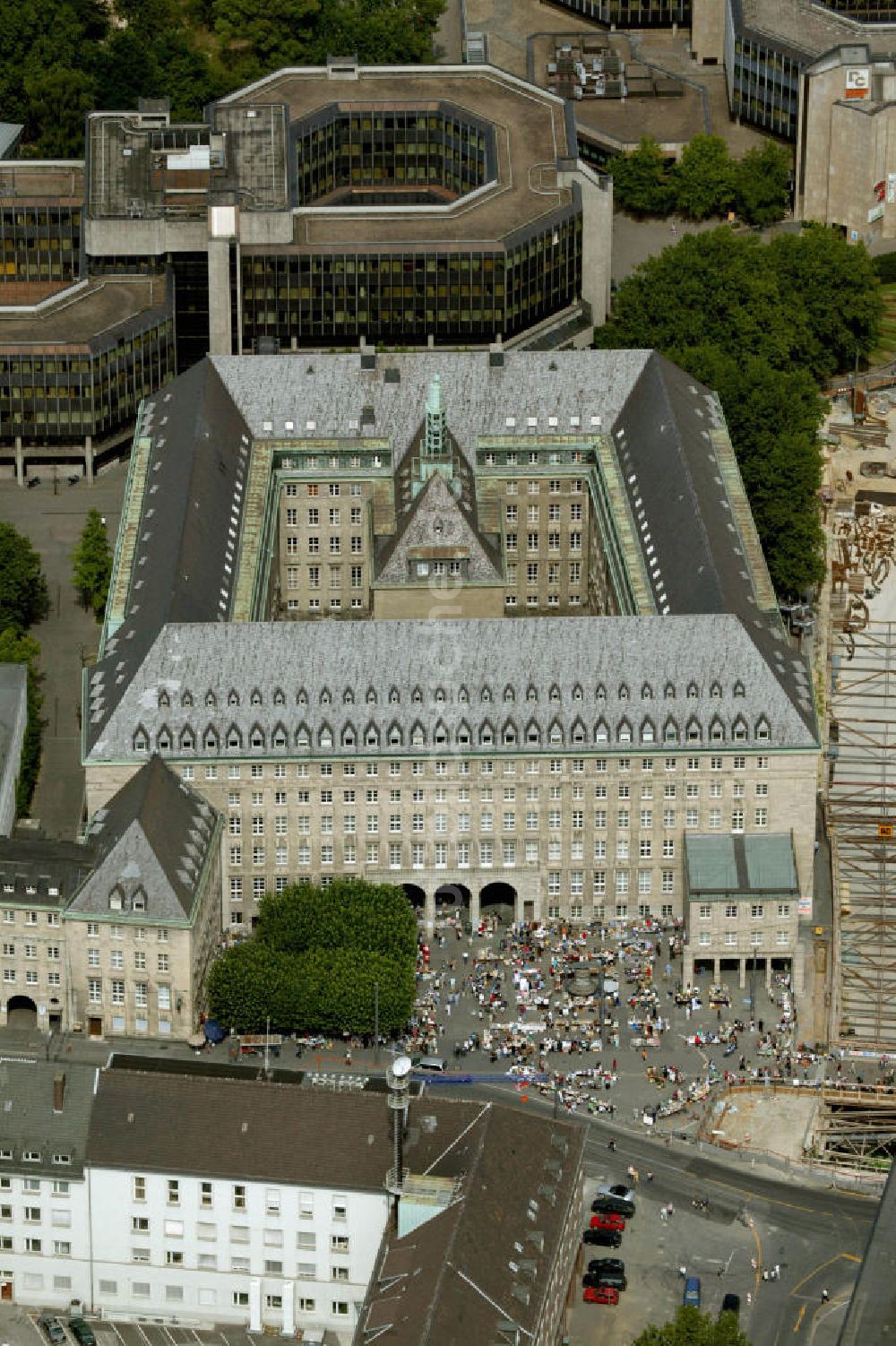 Luftbild Bochum - Rathaus Bochum