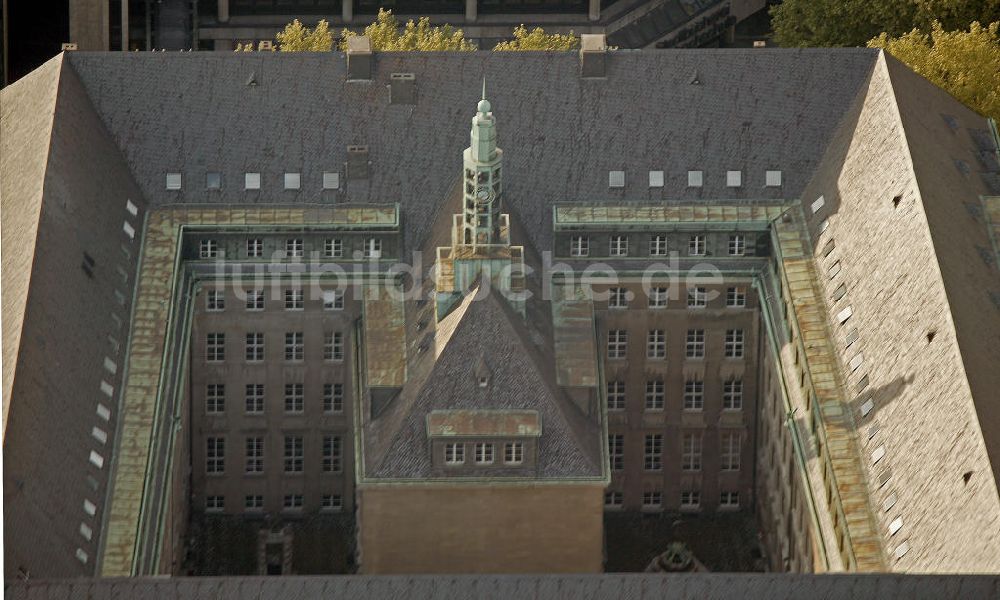 Bochum von oben - Rathaus Bochum