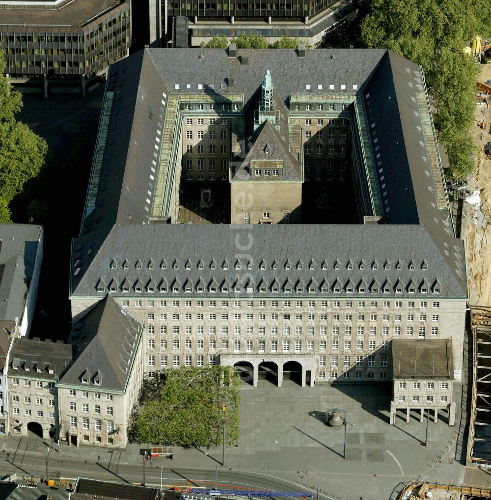 Bochum aus der Vogelperspektive: Rathaus Bochum