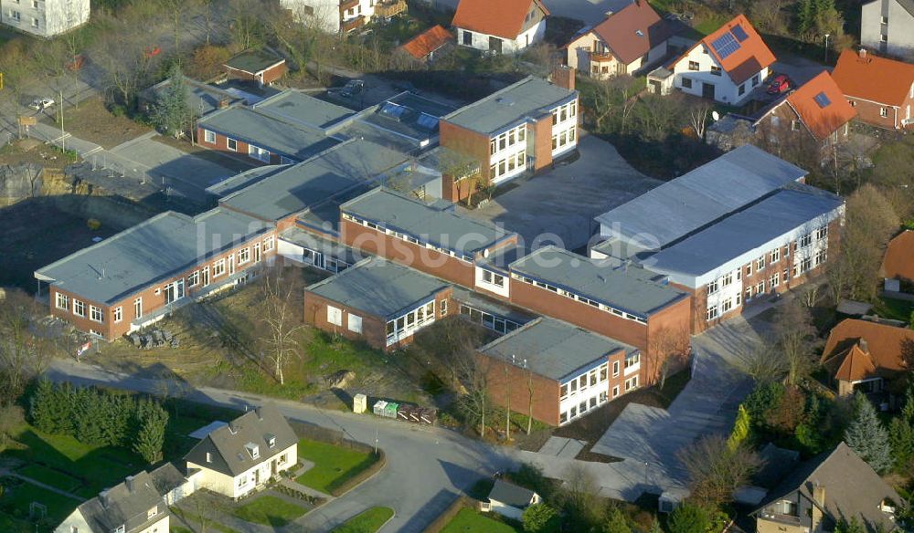 Bönen von oben - Rathaus Boenen