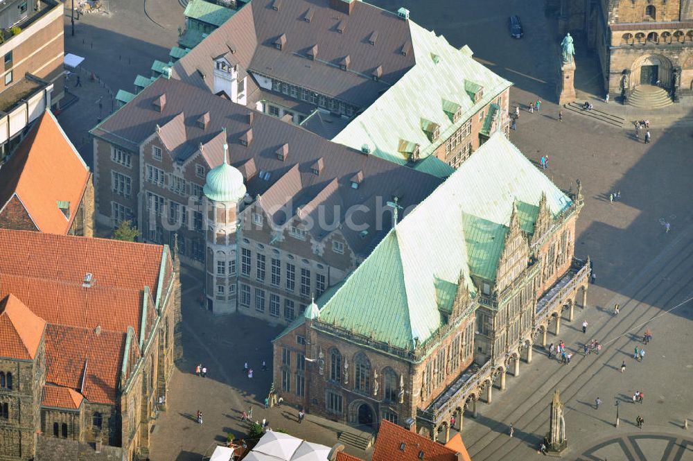 Luftaufnahme Bremen - Rathaus Bremen