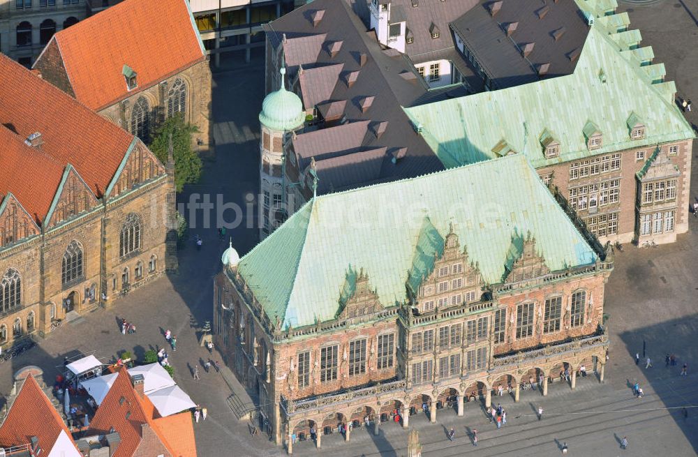 Bremen aus der Vogelperspektive: Rathaus Bremen