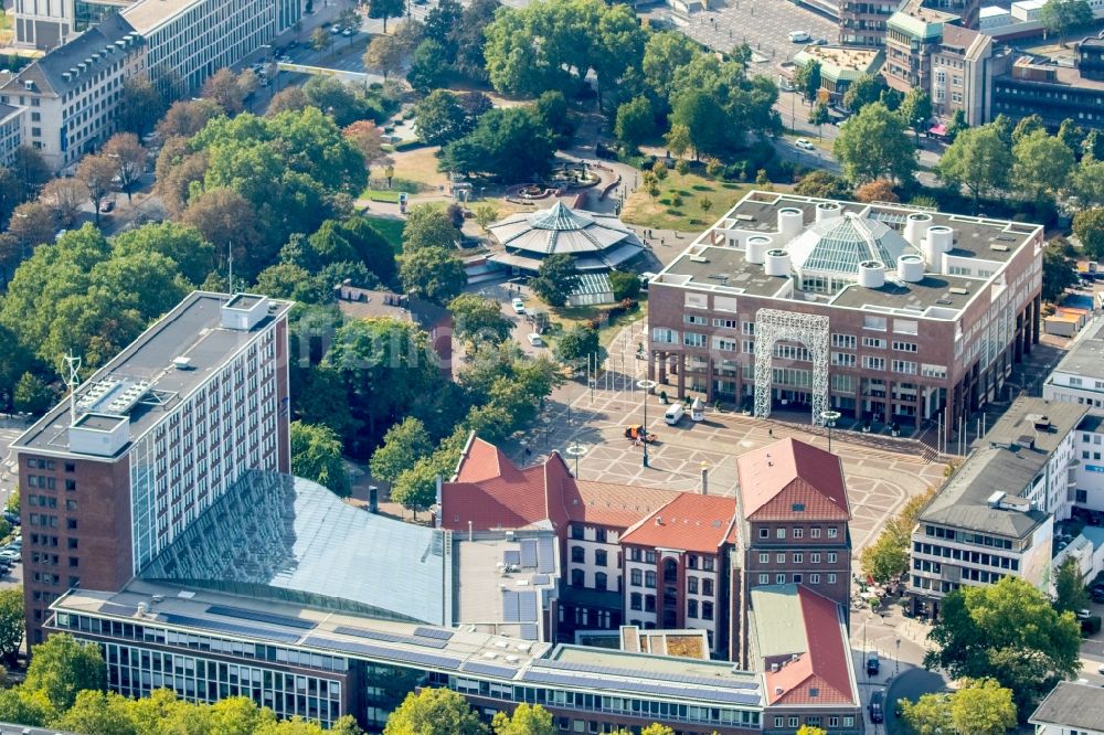 Luftbild Dortmund - Rathaus von Dortmund im Ruhrgebiet in Nordrhein-Westfalen