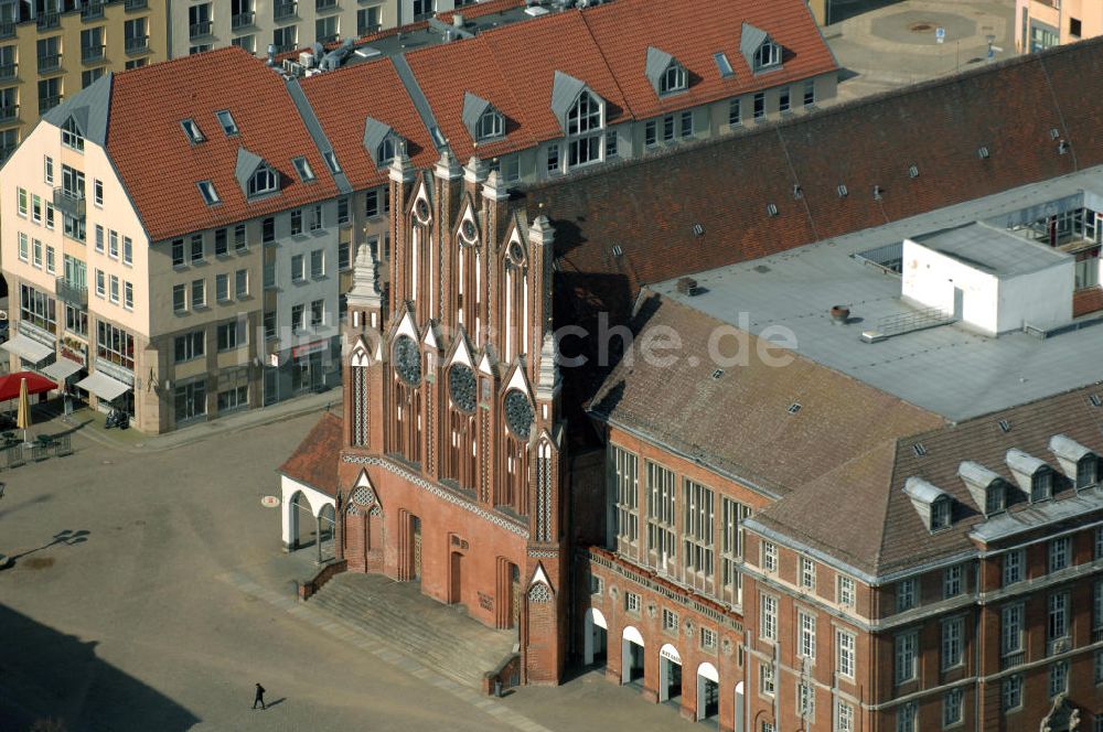 Frankfurt (Oder) aus der Vogelperspektive: Rathaus von Frankfurt (Oder)