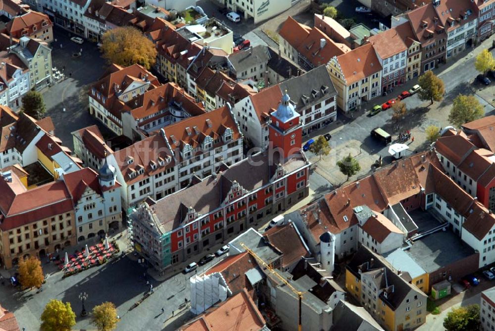 Luftaufnahme Gotha - Rathaus zu Gotha