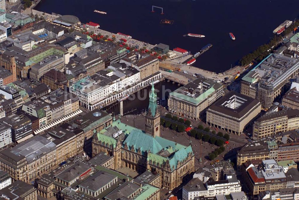 Luftaufnahme Hamburg - Rathaus Hamburg