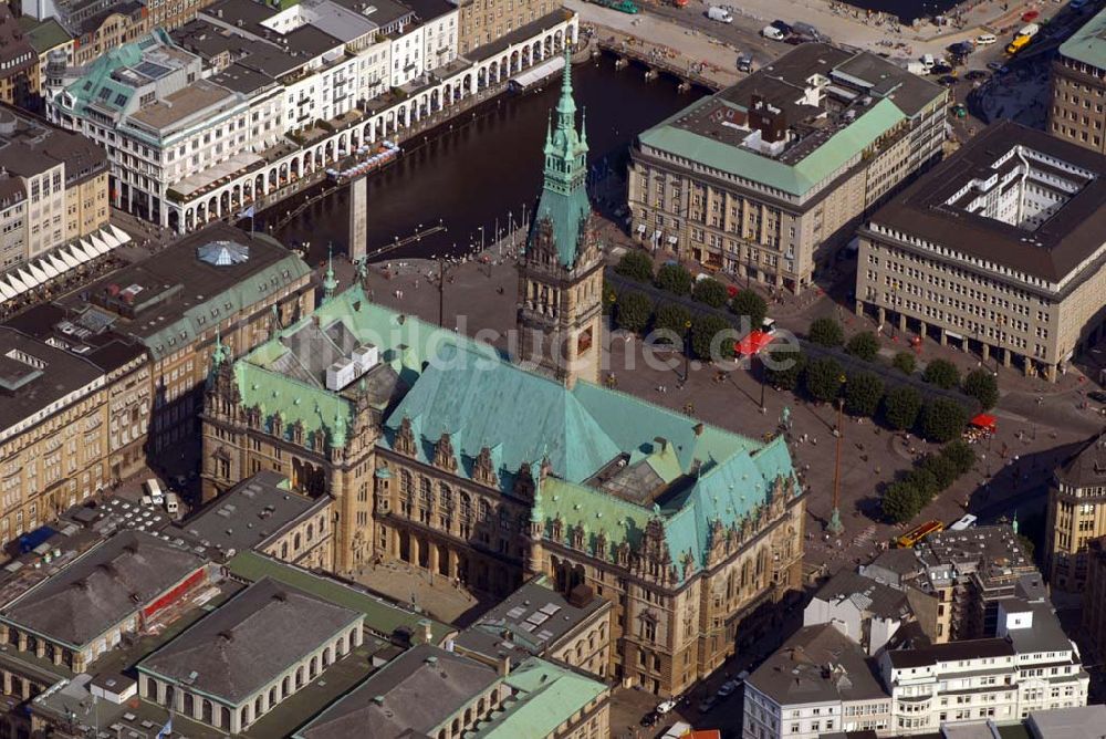 Luftbild Hamburg - Rathaus Hamburg