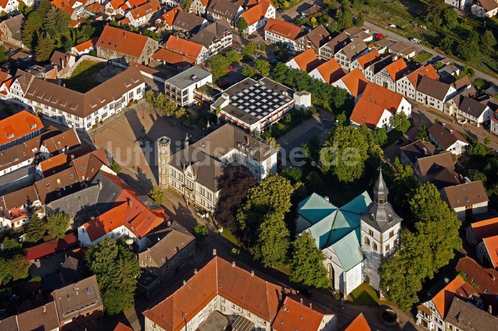 Luftbild Horn-Bad Meinberg - Rathaus in Horn-Bad Meinberg im Bundesland Nordrhein-Westfalen