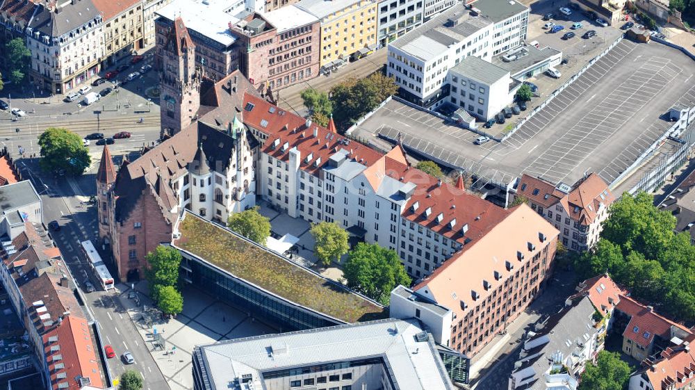 Saarbrücken aus der Vogelperspektive: Rathaus St. Johann in Saarbrücken im Saarland