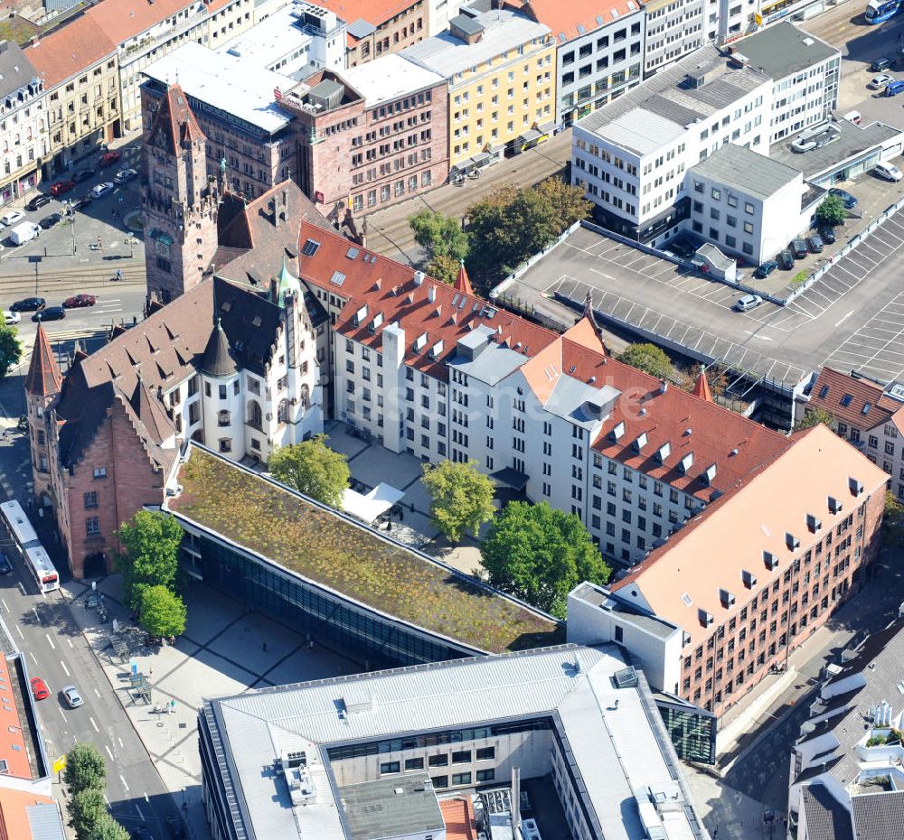 Luftbild Saarbrücken - Rathaus St. Johann in Saarbrücken im Saarland