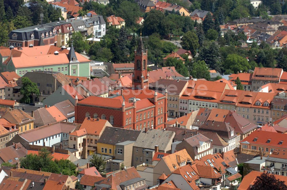 Kamenz aus der Vogelperspektive: Rathaus Kamenz