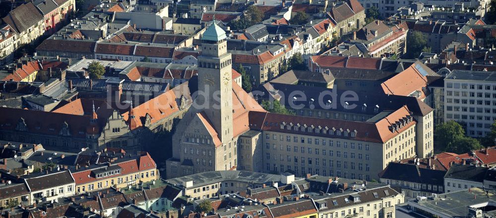 Luftaufnahme Berlin - Rathaus Neukölln in Berlin