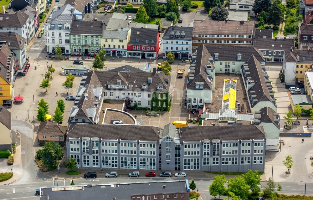 Luftbild Heiligenhaus - Rathaus-Passage, Bürgerbüro und Rathaus in der Innenstadt von Heiligenhaus im Ruhrgebiet im Bundesland Nordrhein-Westfalen