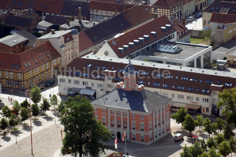 TEMPLIN aus der Vogelperspektive: Rathaus Templin