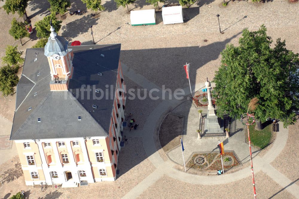 Luftaufnahme TEMPLIN - Rathaus Templin