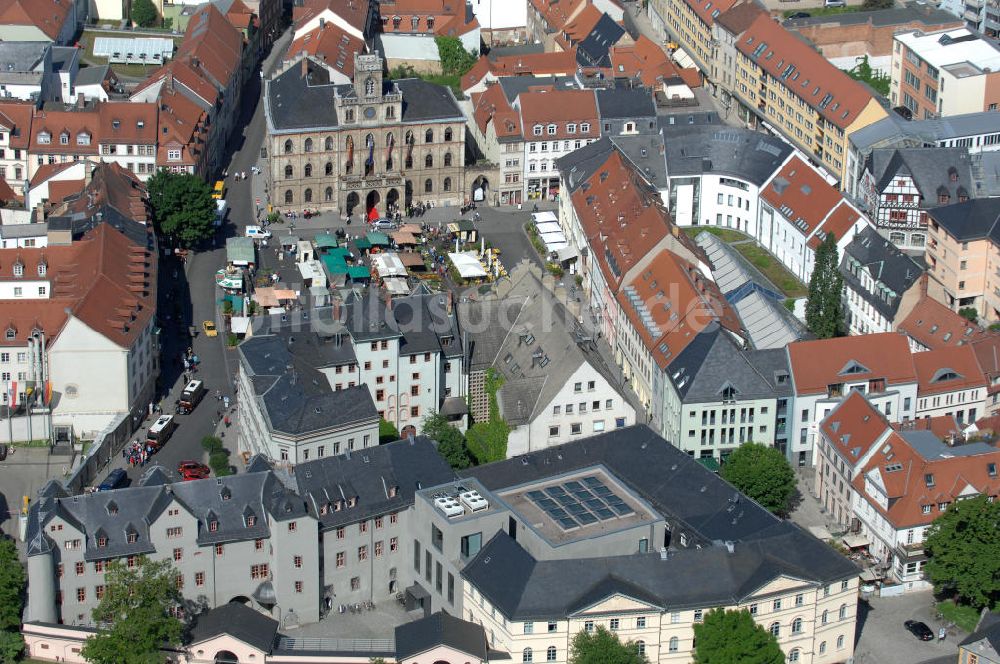 Luftaufnahme Weimar - Rathaus Weimar