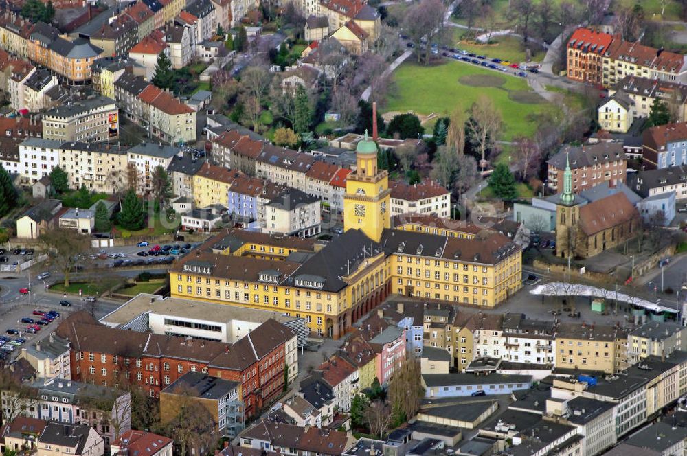 Luftbild WITTEN - Rathaus in Witten