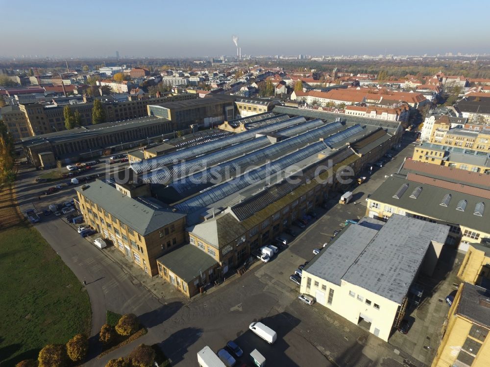 Luftaufnahme Berlin - Rathenau-Hallen in Berlin