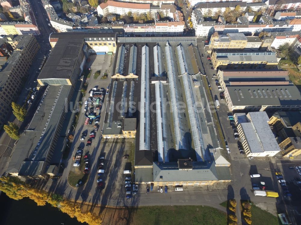 Berlin von oben - Rathenau-Hallen in Berlin