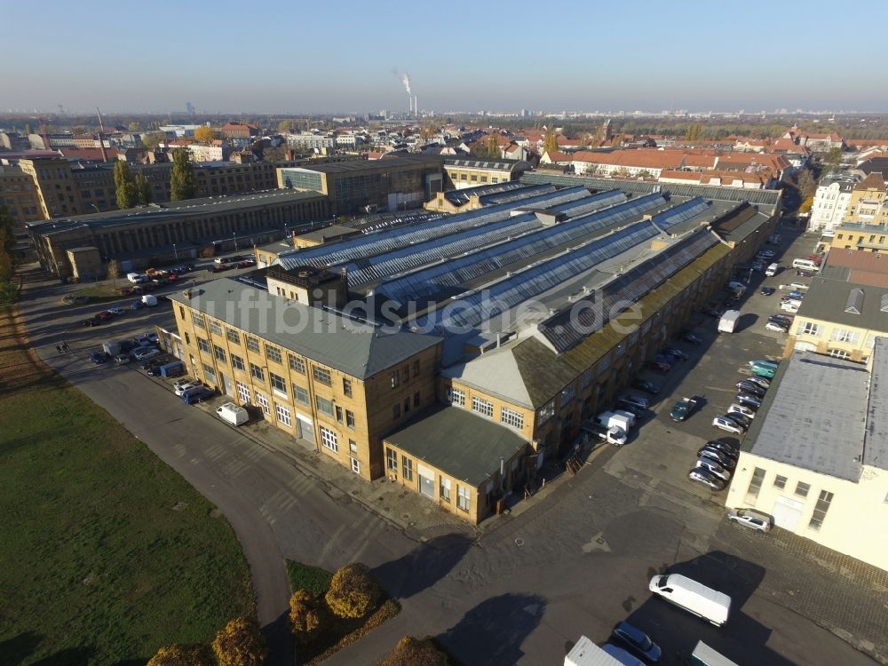 Berlin aus der Vogelperspektive: Rathenau-Hallen in Berlin