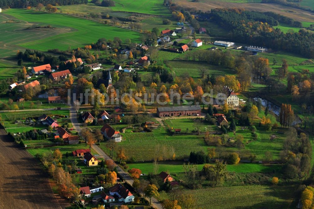 Schönbeck Rattey von oben - Rattey in Schönbeck im Bundesland Mecklenburg-Vorpommern