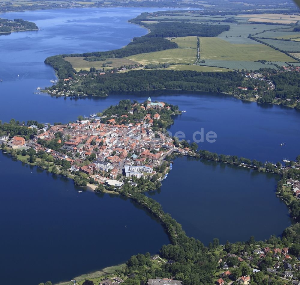 Ratzeburg aus der Vogelperspektive: Ratzeburg im Bundesland Schleswig-Holstein