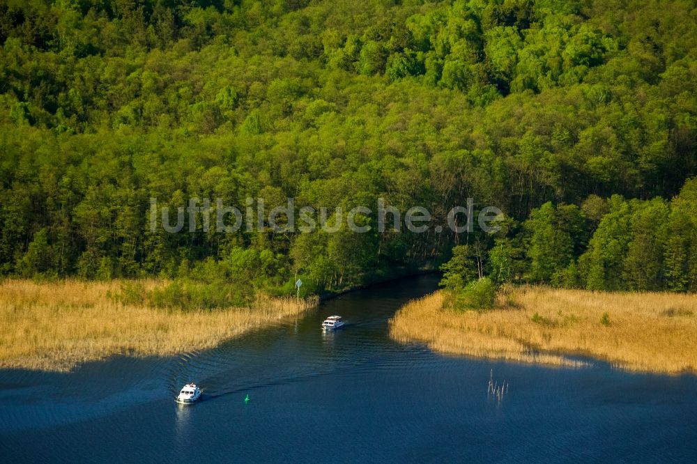 Luftaufnahme Fürstenberg/Havel - Röblinsee in Fürstenberg/Havel im Bundesland Brandenburg