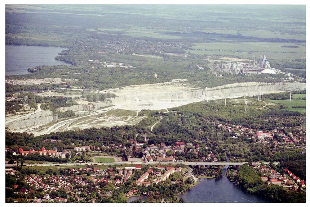 Rüdersdorf aus der Vogelperspektive: Rüdersdorf